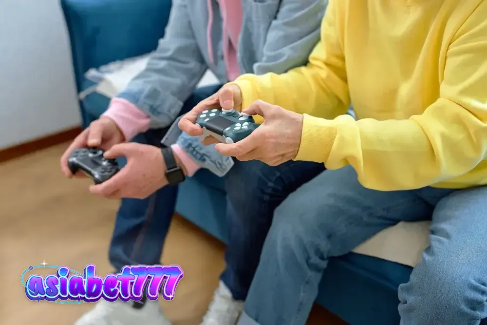 Tampilan antarmuka permainan slot kompetitif dengan elemen visual modern
